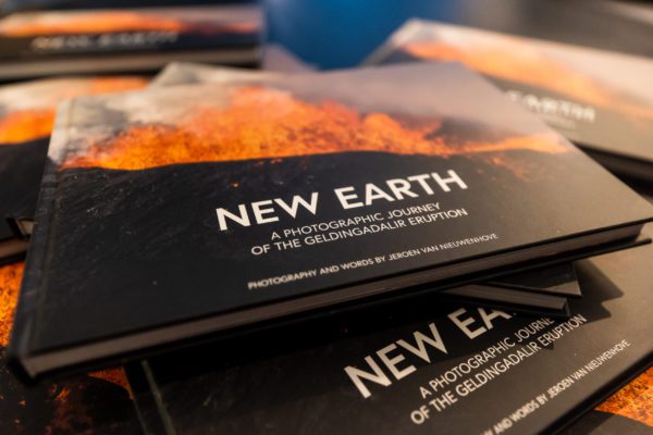 New Earth, a book about the volcano erupting in Geldingadalir, Iceland.