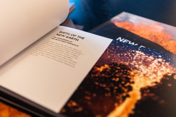 New Earth, a book about the volcanic eruption in Geldingadalir, Iceland.