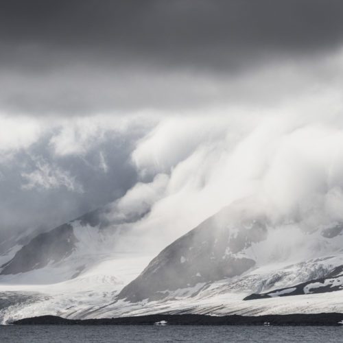 A dramatic view over the Prins-Karl-Forland island’s landscape. The cloud play that day was just stunning.