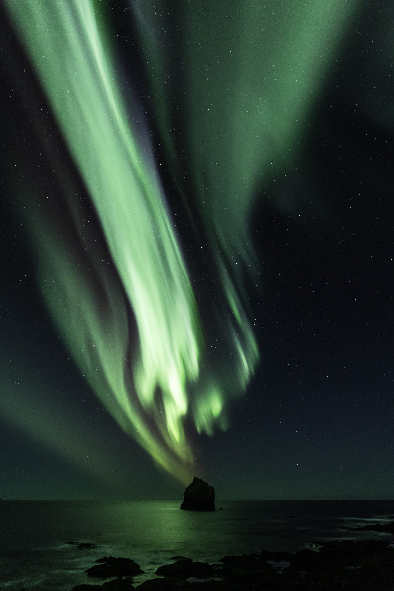 Capturing the Aurora Above Reykjanes