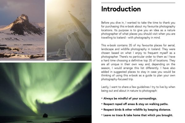 35 Photography Locations in Iceland (E-Book)
