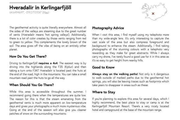 35 Photography Locations in Iceland (E-Book)