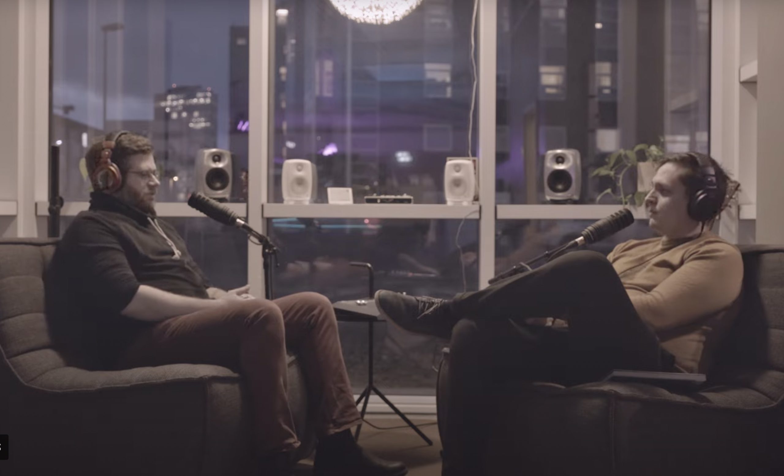 Ljóskastið podcast with Ingi Haraldsson at Origo in Reykjavík, Iceland.