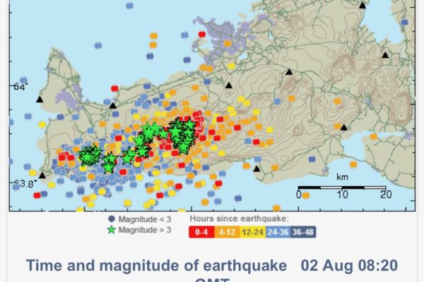 The Meradalir Eruption - A Timeline