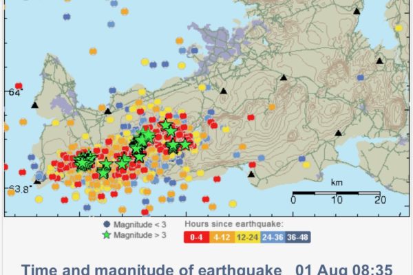 The Meradalir Eruption - A Timeline