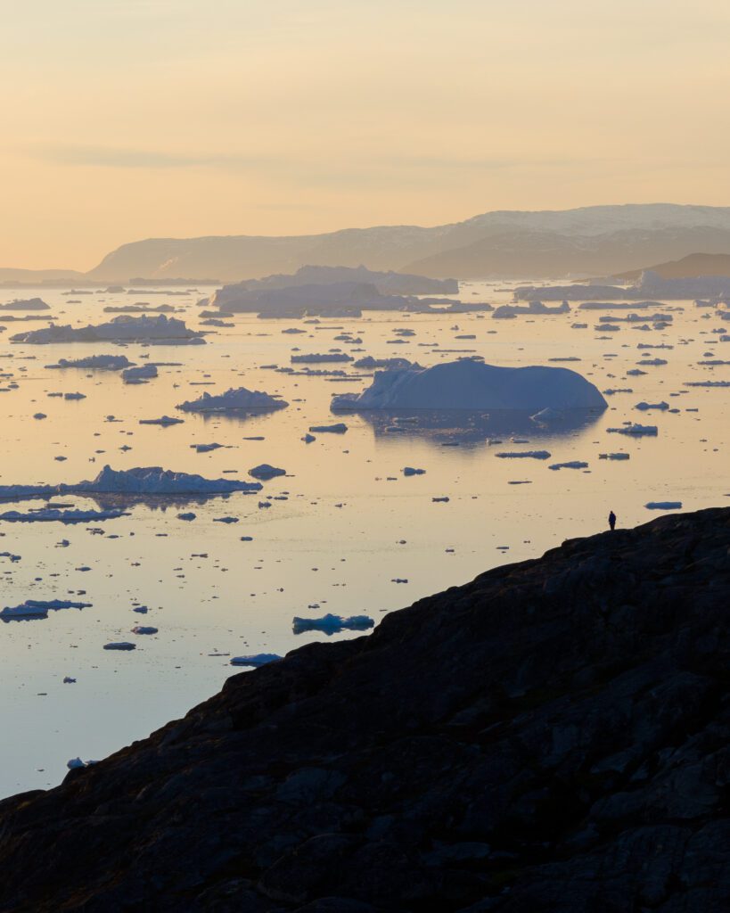 Photographed in Greenland using the DJI Mavic 3 Pro 3x telephoto lens.