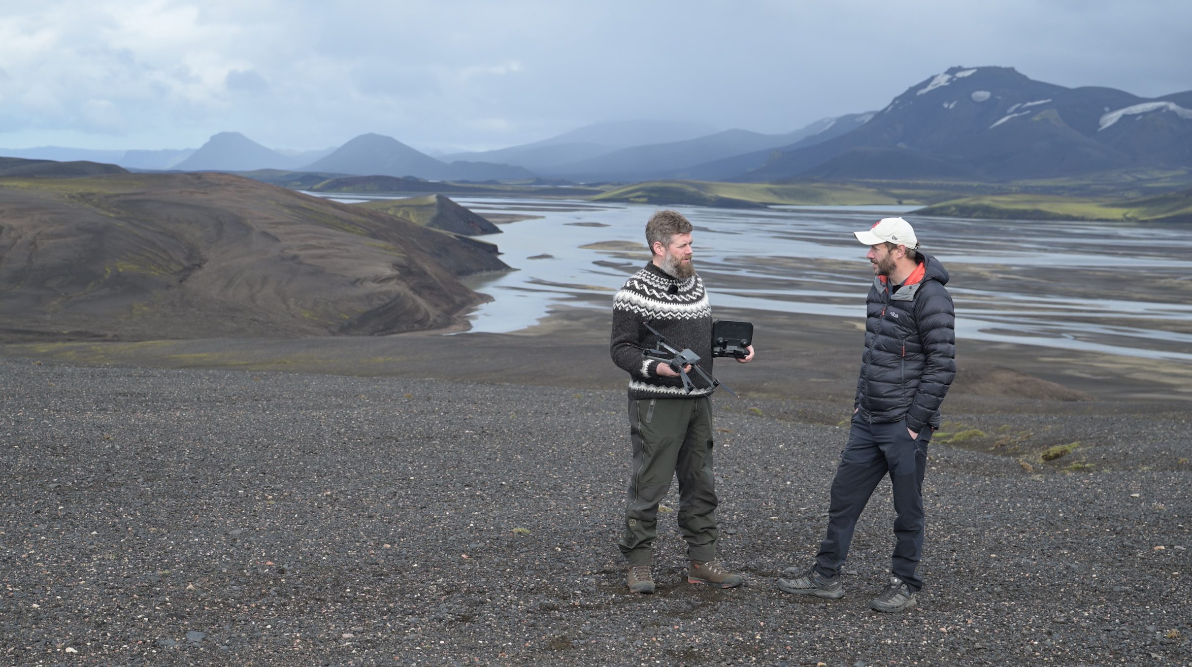 Jeroen Van Nieuwenhove & Nigel Danson in Iceland