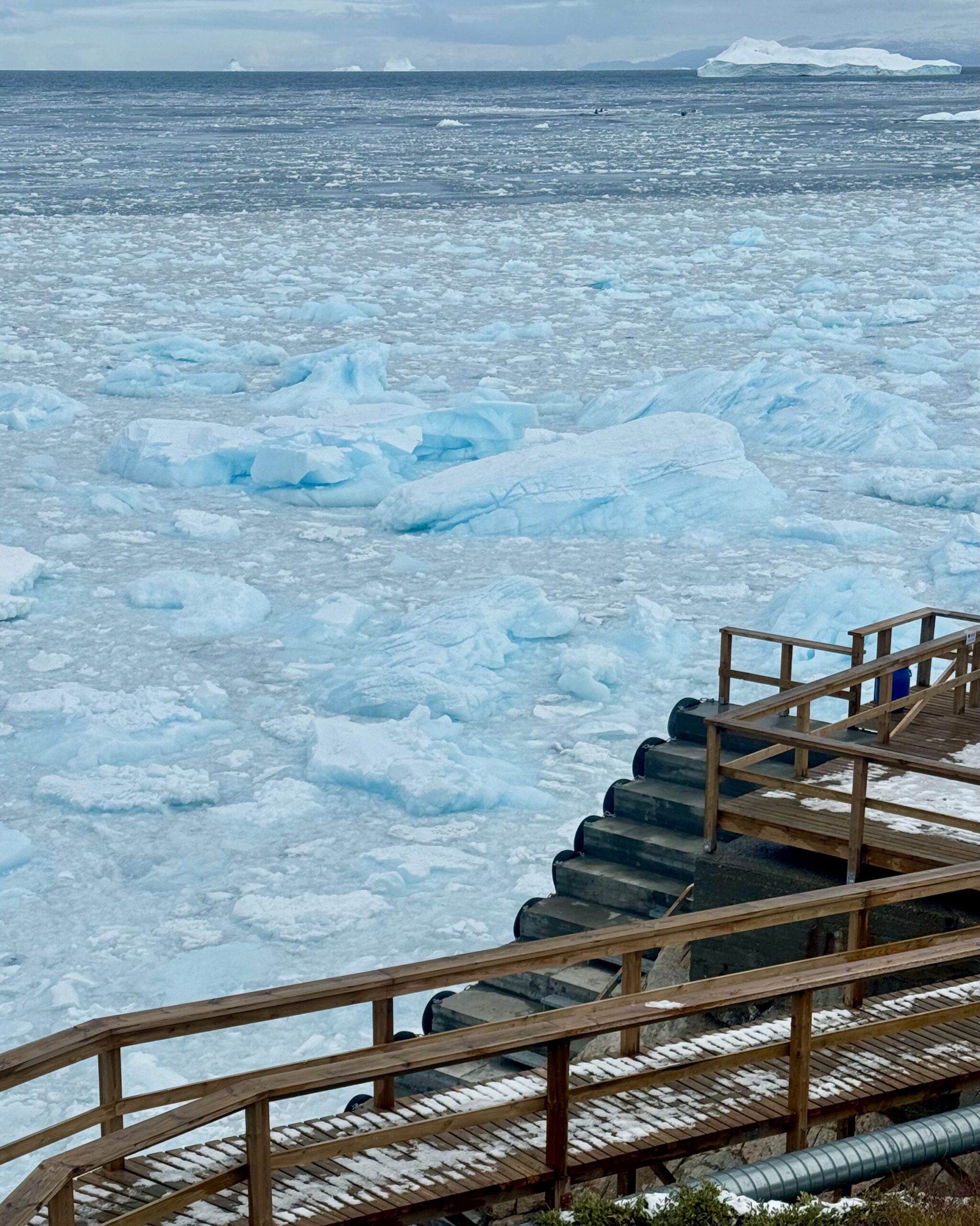 Ice covered ocean near Ilulissat