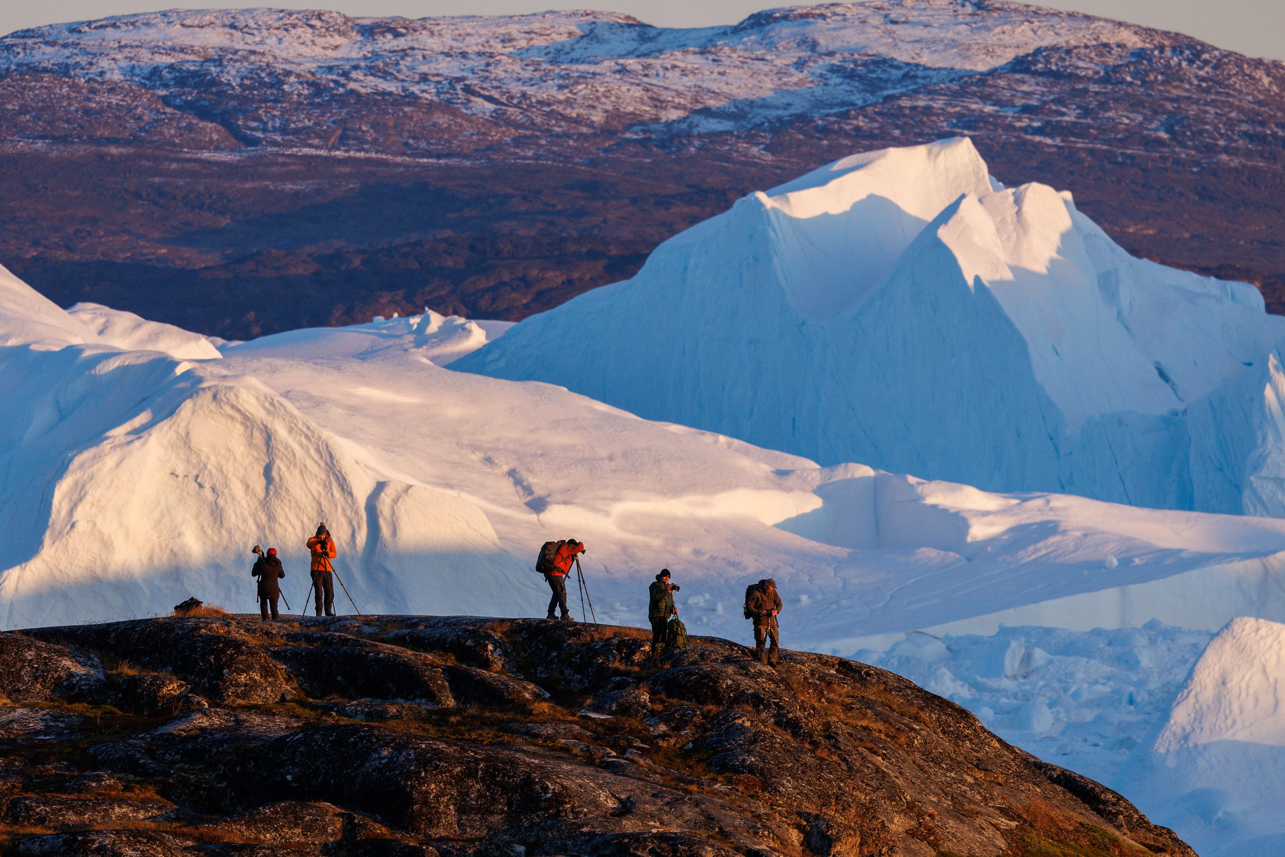 our photo tour group in Greenland