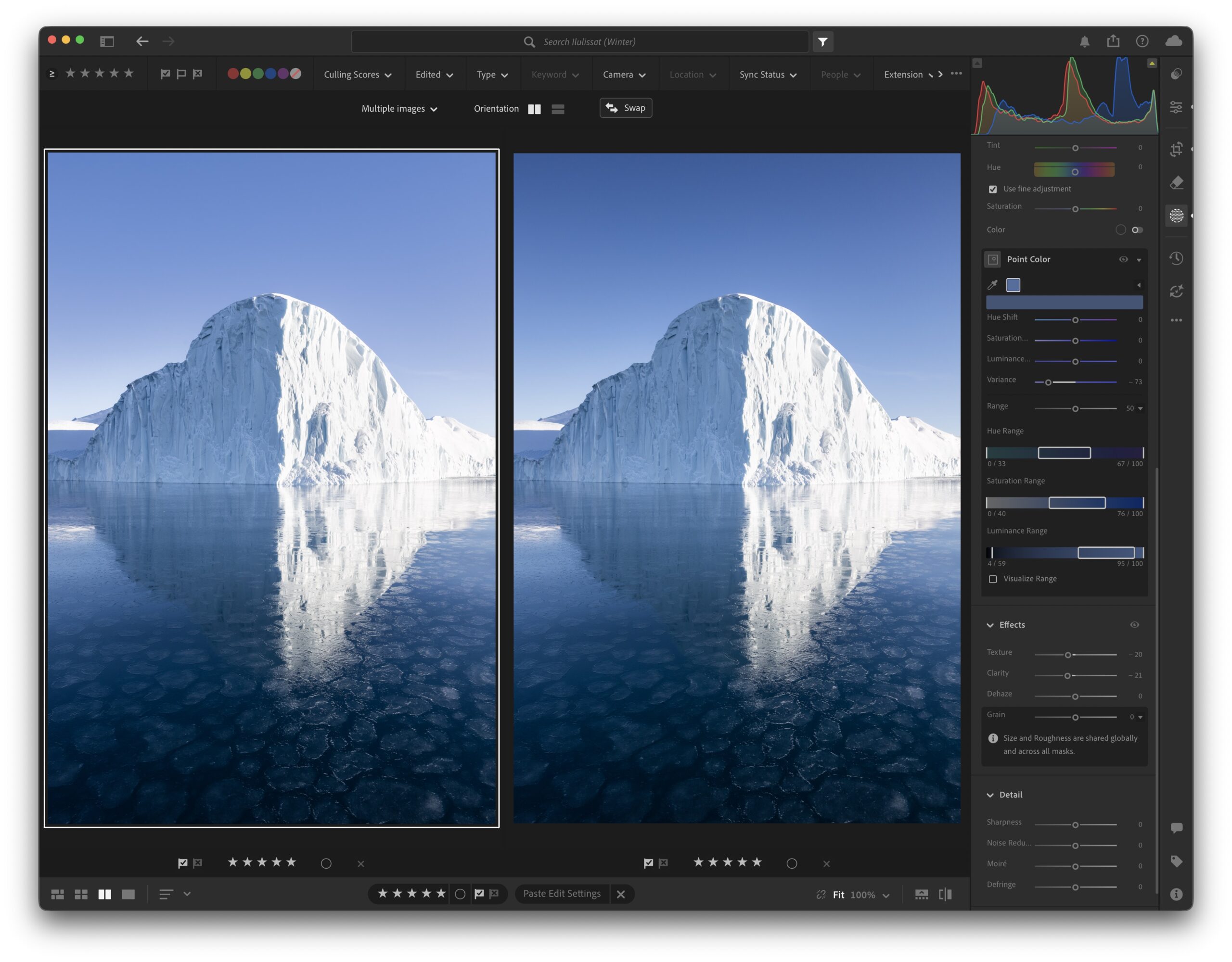 Tip: Fix Uneven Skies With Variance & Point Color In Lightroom