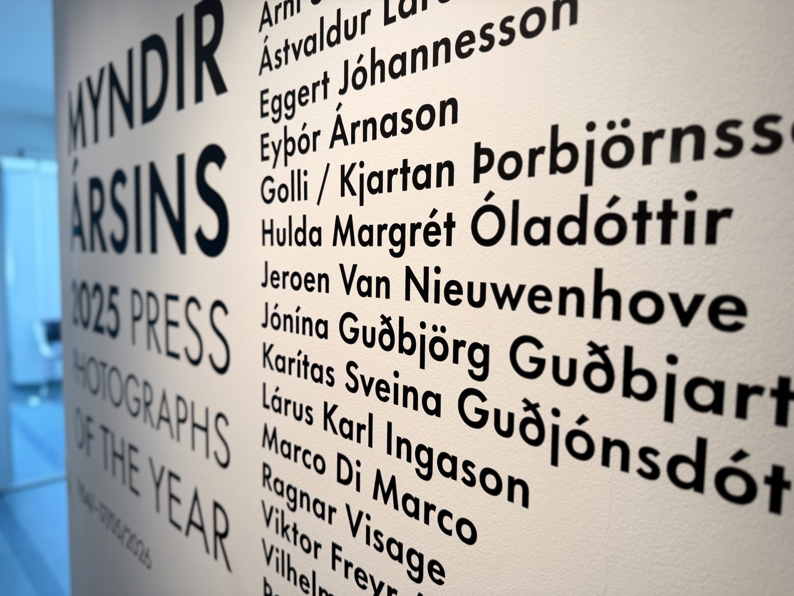 My Work As Part Of Myndir Ársins (Photographs of the Year) 2025